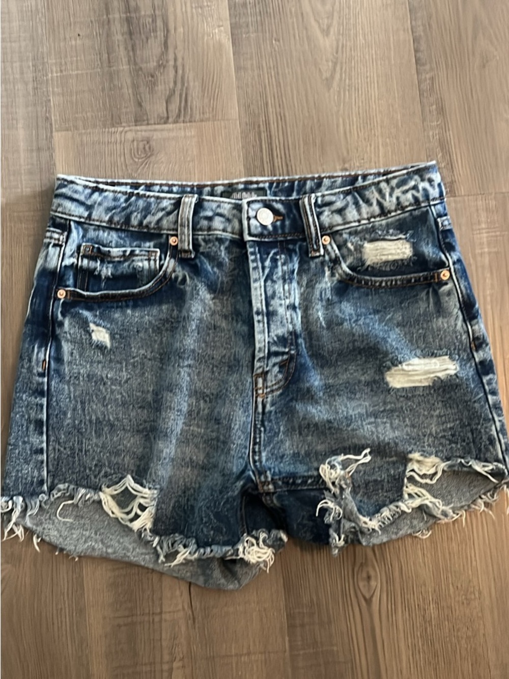 Denim Distressed Women’s Shorts